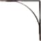 Ekena Millwork Morris Steel Bracket, Antiqued Copper 3"W x 18"D x 18"H BKTM03X18X18MOACO - alternate 7